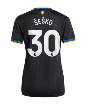 Billige Fotballdrakt Manchester United Benjamin Sesko #30 Replika Tredjedrakt Dame 2025-26 Kortermet Billige Fotballdrakt Manchester United Benjamin Sesko #30 Replika Tredjedrakt Dame 2025-26 Kortermet